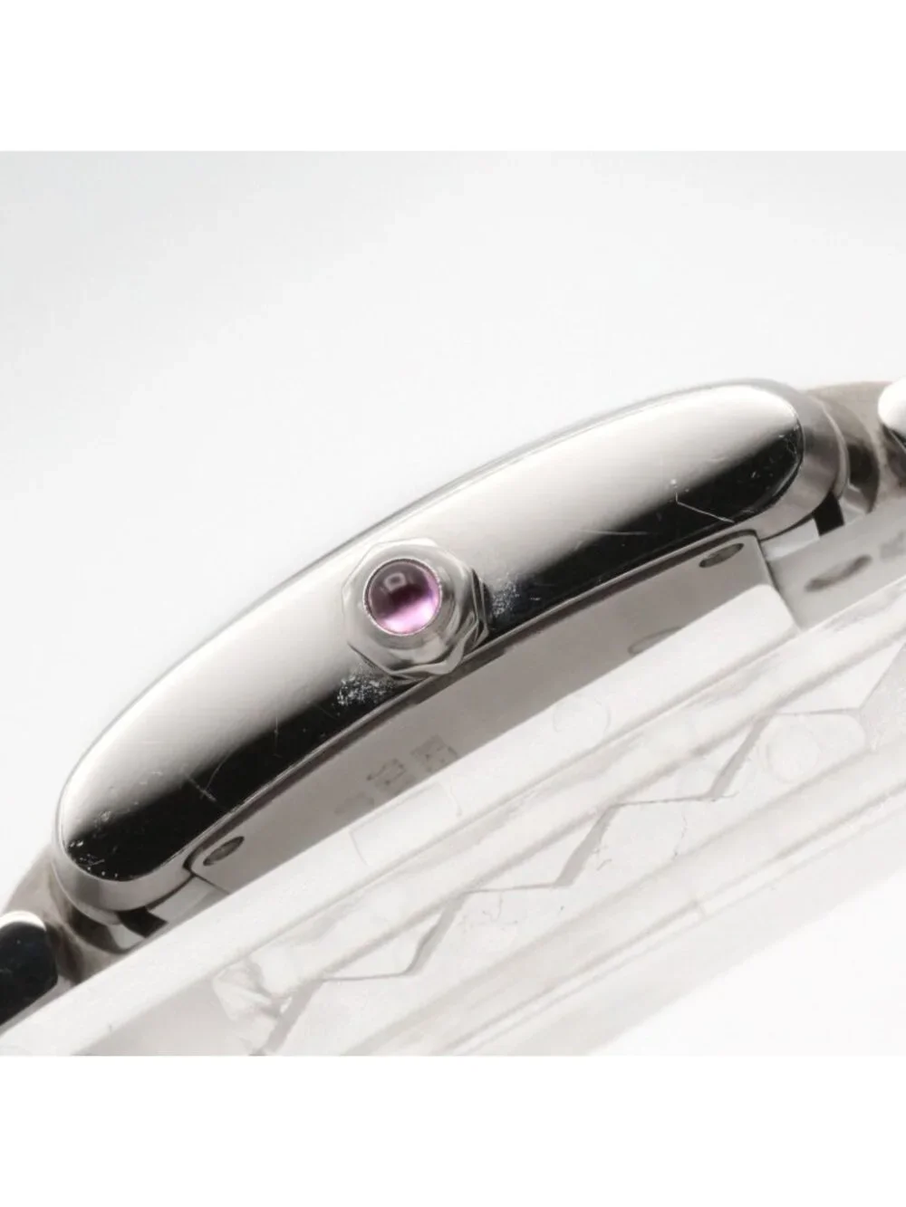 Cartier Watch Tank Francaise SM Pink Shell Stainless Steel